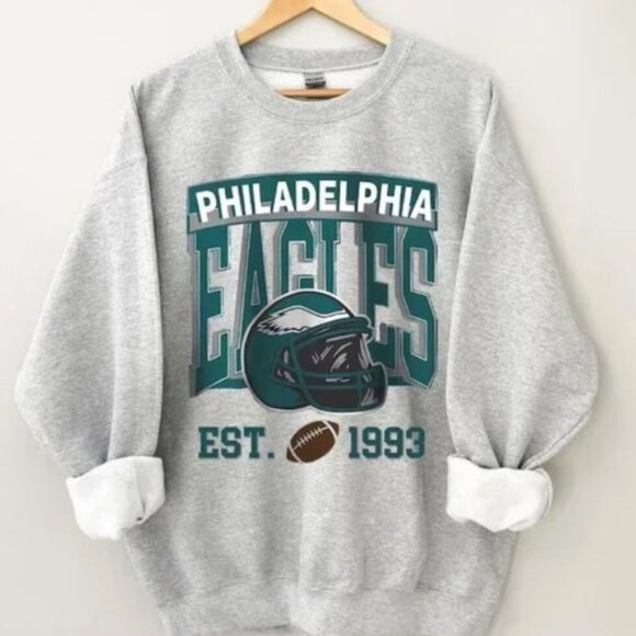 Philadelphia Eagles Football 1993 Sweatshirt NFL Eagles Shirt Vintage Style - Picture 1 of 3